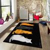 Cute Cat Carpet Minimalist Design Cat Line Room Decorative Modern Rug Home Decor Non-Slip Cloakroom Floor Mat Room Aesthetic