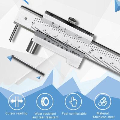 Stainless Steel 0-200mm Parallel Line Vernier Caliper