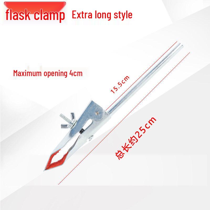 Large Stainless Steel Laboratory Iron Stand with Cross Clamp and Butterfly Clamp