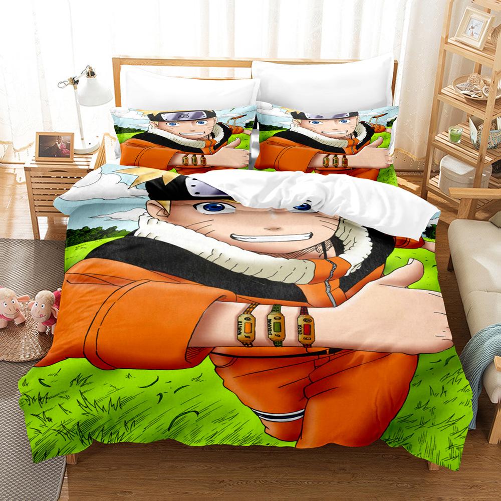 Three-Piece 3D Digital Printing Quilt Cover, Pillowcase, Bedding, Bedding