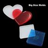 3pcs Epoxy Resin Molds Geometry Tray Coaster Silicone Mold DIY Crafts Tool