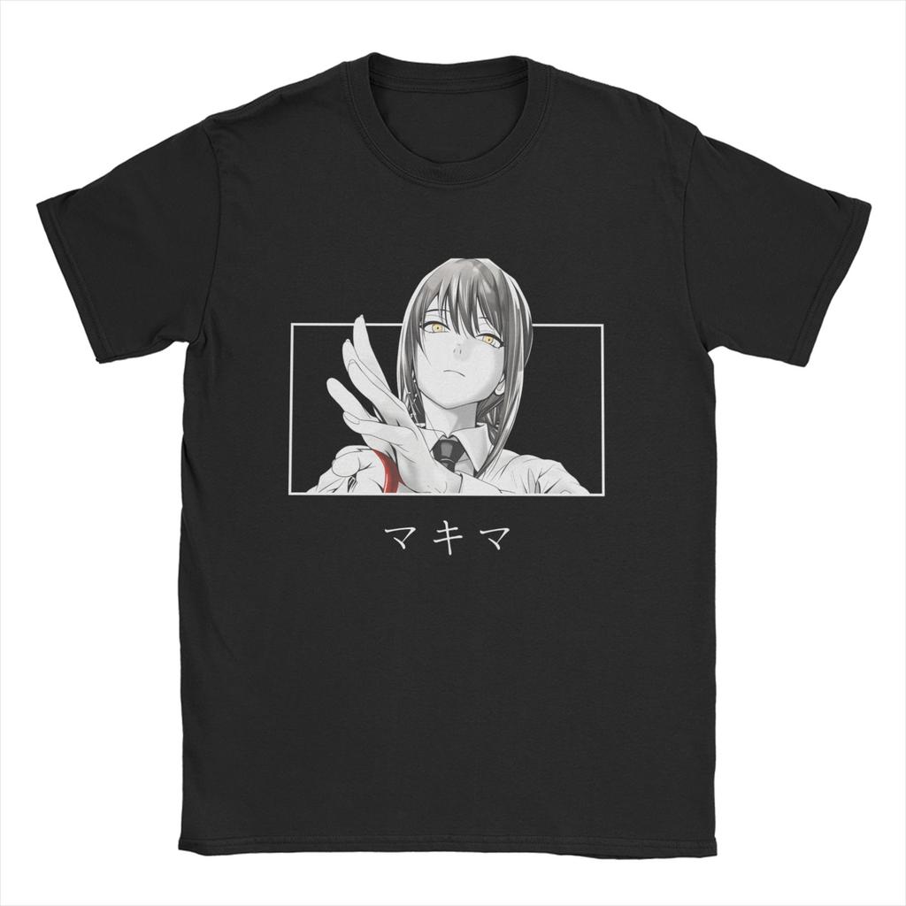 Chainsaws Man Rezes  T Shirt Summer Hipster T Shirts Men's Cotton Comfortable Clothing Short Sleeves Streetwear Tshirt