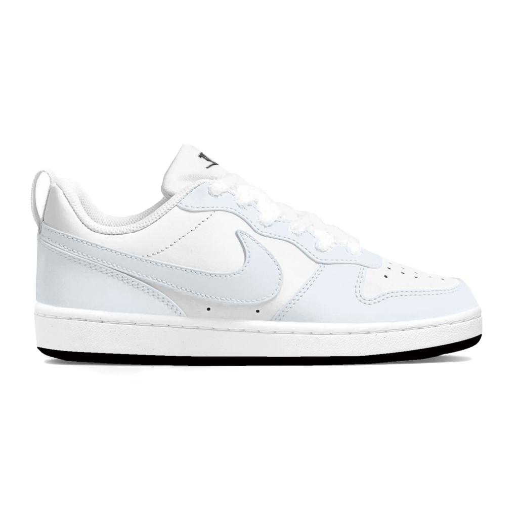 Nike Court Borough Maris Sal Milk Lid Low top Skateboard Shoes Women's White Blue IQ2725-101(Team1121-)