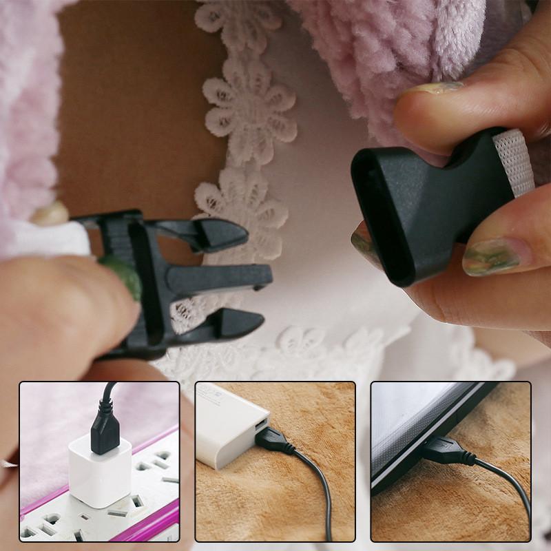 Usb Heated Blanket Single Person Flannel Material Thermostat Portable 5v