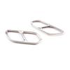 For Volkswagen Touareg - Stainless Steel Black Car Exhaust Muffler  Exhaust Pipe Cover Trim Stickers Car Accessories