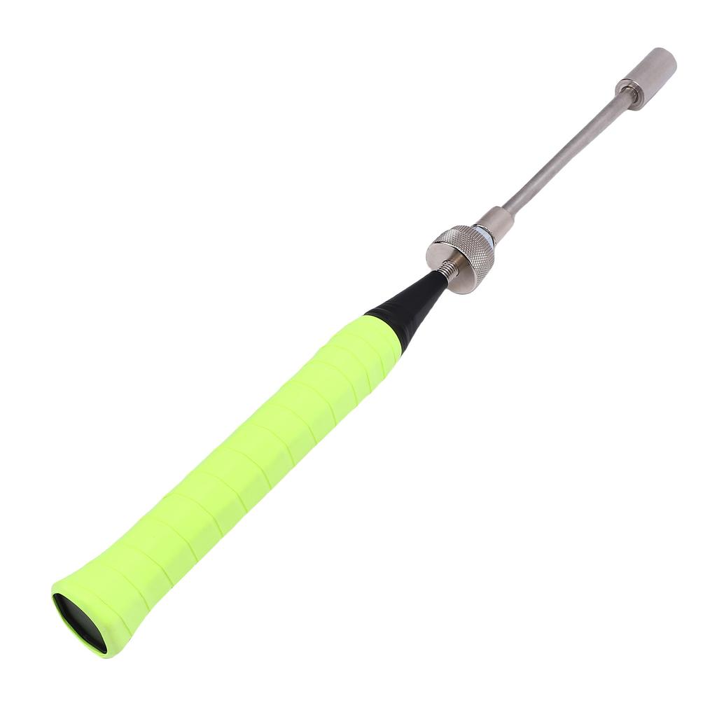 Badminton Racket Swing Trainer with Sound Hitting Sense Adjustable Ergonomic Portable Badminton Training Equipment