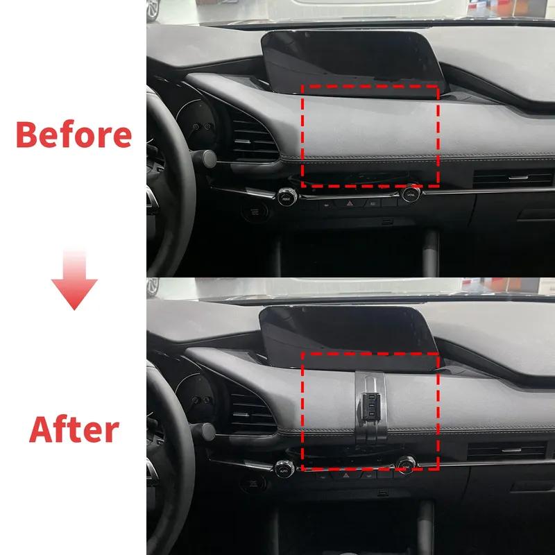 for MAZDA 3 BP 2024 2025 Integrated Screen Mount Phone Holder Mount Car accessoires