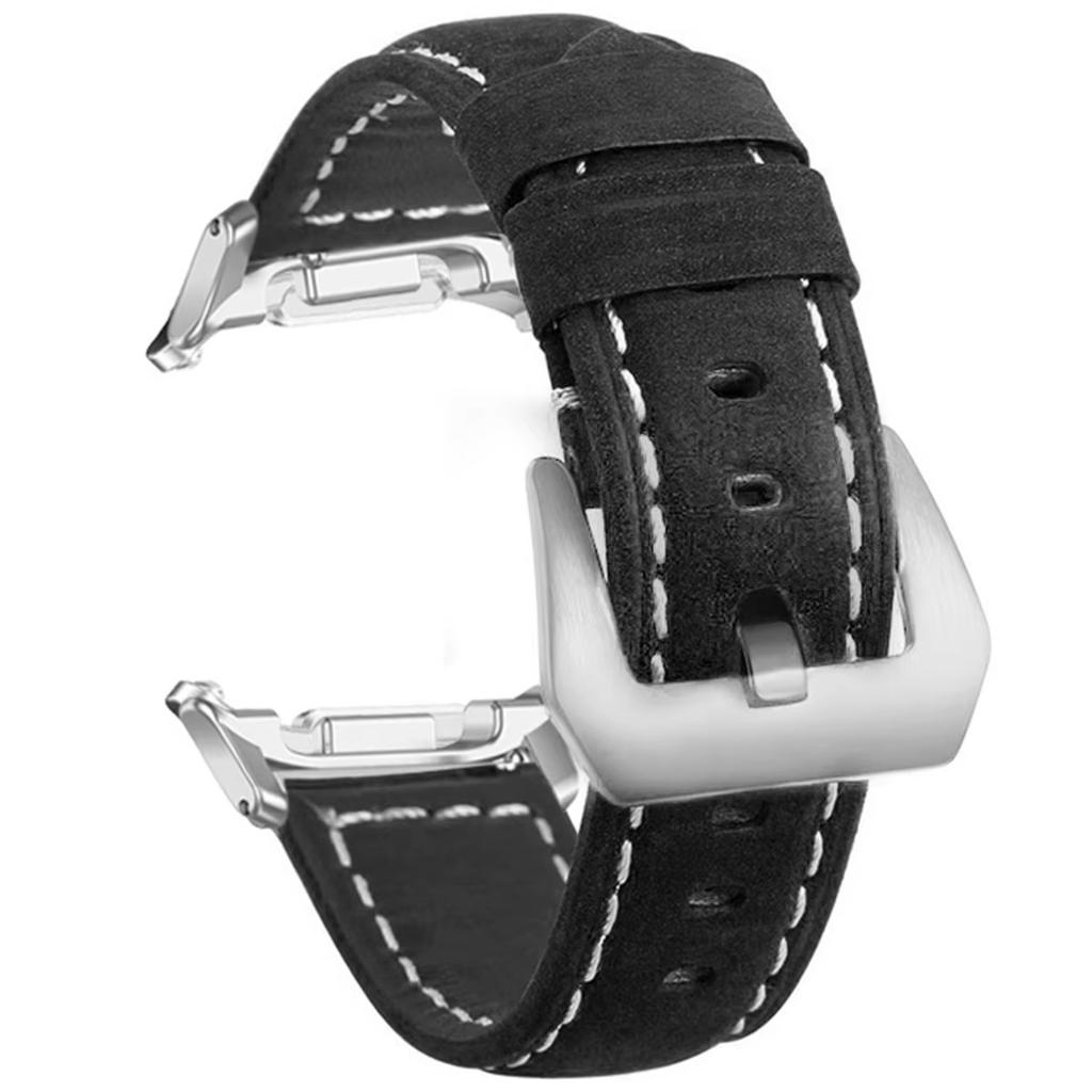 Leather Strap For Samsung Galaxy Watch 8 44mm 40mm No Gap Replacement Band Galaxy Watch 8/8 Classic 46mm Bracelet Accessories