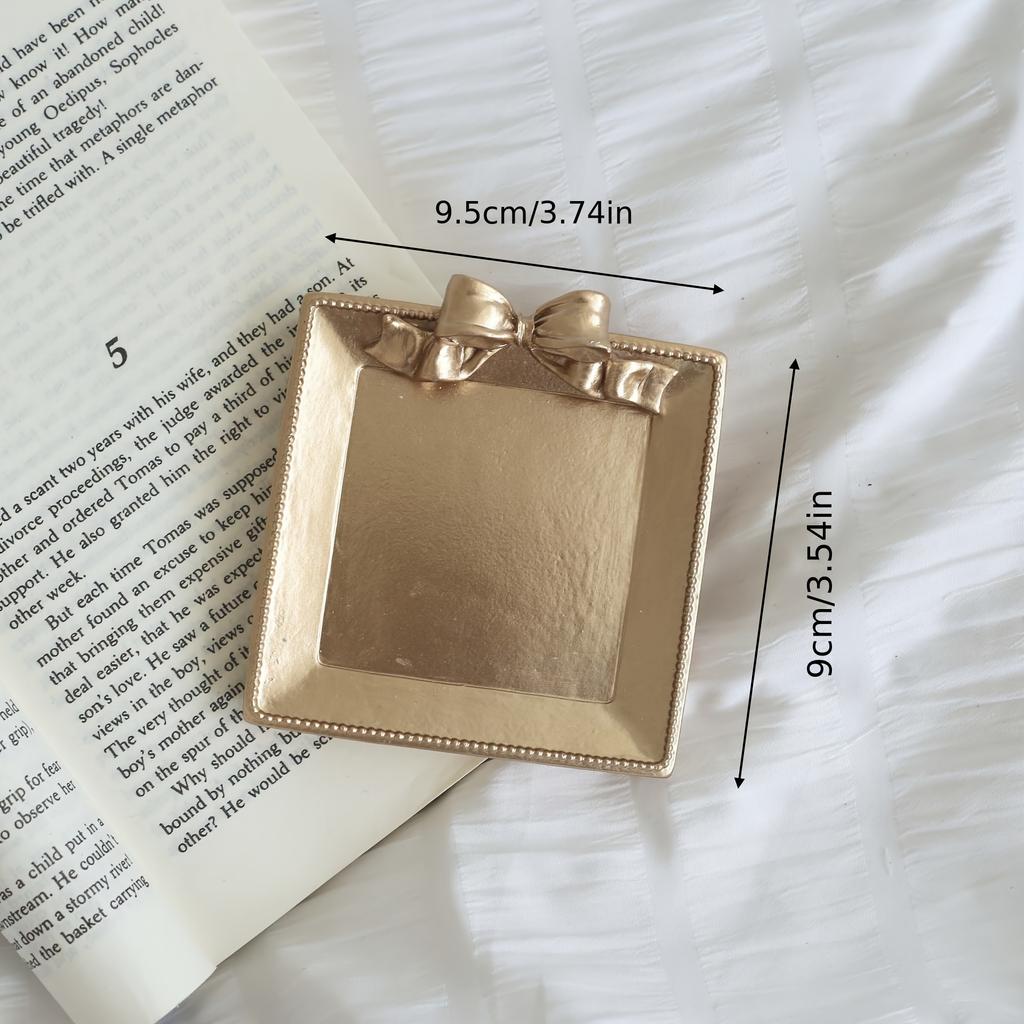 1 piece European metal jewelry tray, bedroom ornaments, Nordic jewelry tray, necklace jewelry storage tray