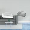 Floating Wire Basket Shelves for Kitchen Bathroom Living Room Wall Organizer Storage Hanging