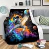 Astronaut Slam Dunk Blanket Soft Warm Throw Blanket Nap Blanket For Couch Sofa Office Bed Camping Travel Multipurpose Gift Blanket For All Season