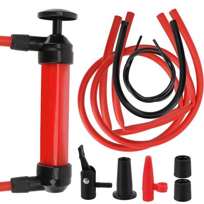 Sucking Pipe Car-styling For Pumping Fuel Gas Liquid Water Manual Oil Pump Siphon Sucker Transfer Vacuum Hand Pumps