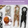 2PCS U-Shaped Hair Fork Fashion Hairpin Acetate Meatball Head Hairclip Fshion Design Bun Sweet Hair Styling Tools for Women Girl