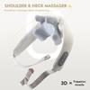 Masseur Électrique pour le Cou et le Dos Sans Fil Coussin de Massage Malaxant pour le Cou et les Épaules Châle de Massage Relaxant pour les Muscles du Cou et du Dos