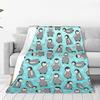 Penguin Chicks Blanket Super Soft Fleece Sofa Throw Blanket for Home Bedroom Outdoor Throws Bedspread Quilt