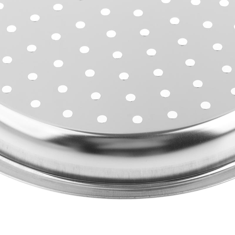 28/30/32/34Cm Stainless Steel Round Steamer Durable Dumplings Fish Steaming Tray Thickened Steamer Kitchen Cooking Gadgets