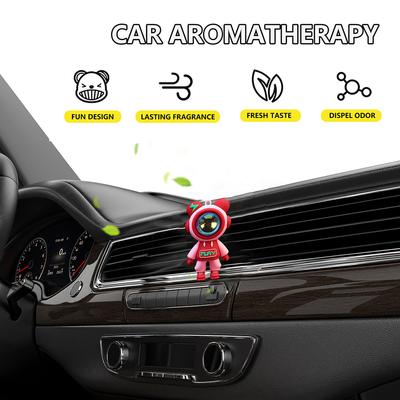 Car Aromatherapy Fragrance Cartoon Astronaut Air Outlet Cute Car Aroma Diffuser Aromatherapy Ornament Car Air Vent Accessories