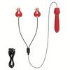 10 Modes Nipple Clamps G Spot Vibrator Breast Clips for Women Nipple Clitoral Stimulator Massager Adult Goods Sex Toy for Couple