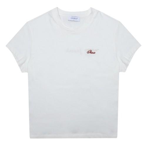 Off White Unisex Adult Jondal Back Print Regular T-Shirt