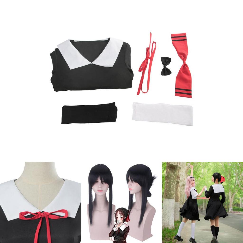 Kaguya Sama Love Is War Fujiwara Chika Shinomiya Kaguya Cosplay Costume With Polyester Fabric For Game And Anime Events