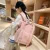 Stylish Mommy Bag: Hand-held Baby & Mother Backpack for Light Travel
