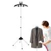 Garment Steamer Hanger Stand Clothes Ironing Stand Floor Standing Rotatable For Steaming Folding Clothes Stand For Home Hotel