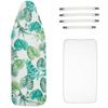 Ironing Board Cover Ironing Board Pad with Elastic Edges Universal Scorch Heat Resistant Small Ironing Board Cover Durable Tool