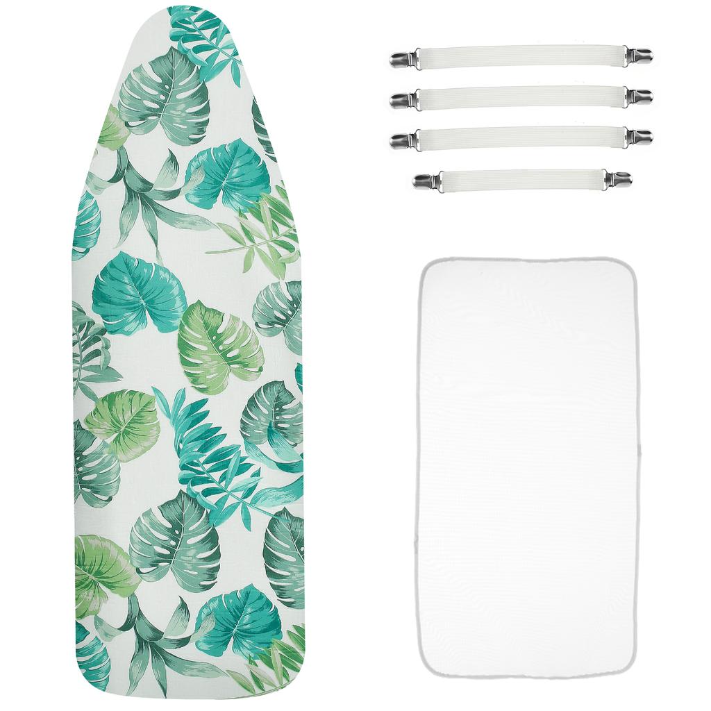 Ironing Board Cover Ironing Board Pad with Elastic Edges Universal Scorch Heat Resistant Small Ironing Board Cover Durable Tool