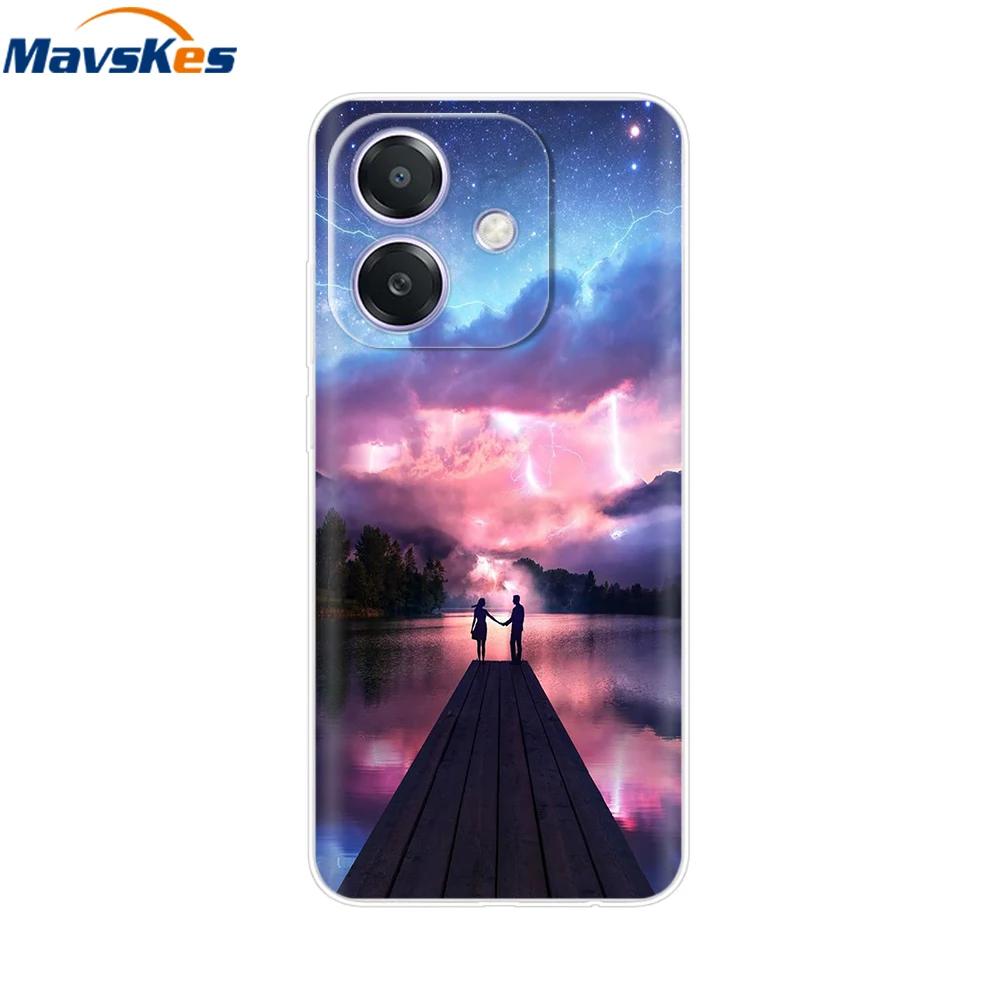 Soft Clear TPU Case For Oppo A3X A3 4G 5G 2024 Cases Soft Silicone Phone Cover for OPPOA3X OPPOA3 Protective Shell Cover Coque