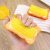 Simulated Corn Tart Squeeze Toy Stress Relief Slow Rising Toasted Bread Corn Sensory Toy Decompression Stress Ball Food Pinch Fidget Toy