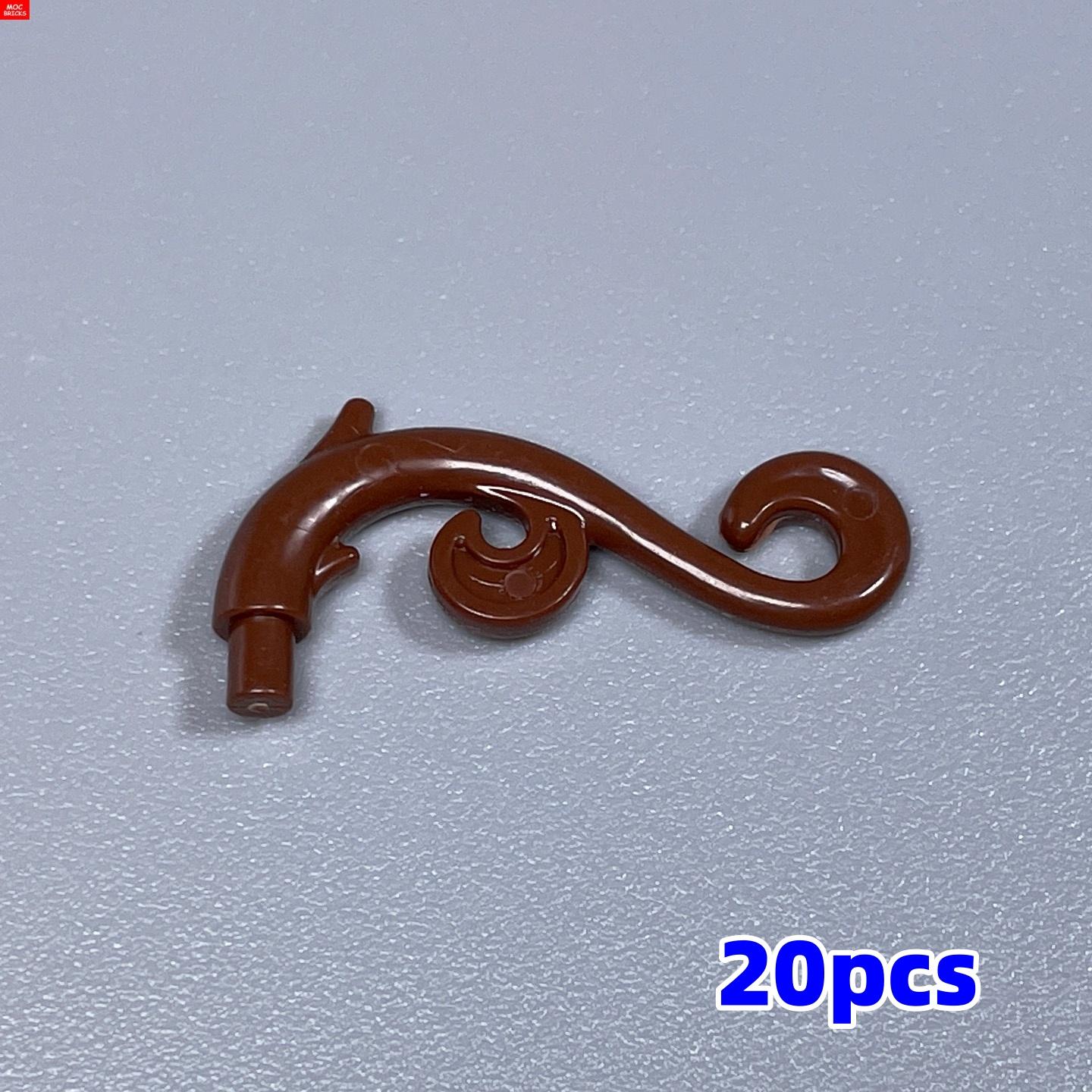 20pcs MOC Bricks Thorns Stem Vine Plant Ornament 28870 Educational Model Building Block Children s Toys