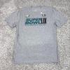 Philadelphia Eagles Shirt Mens Large Gray NFL Football Super Bowl LIX Roster Tee