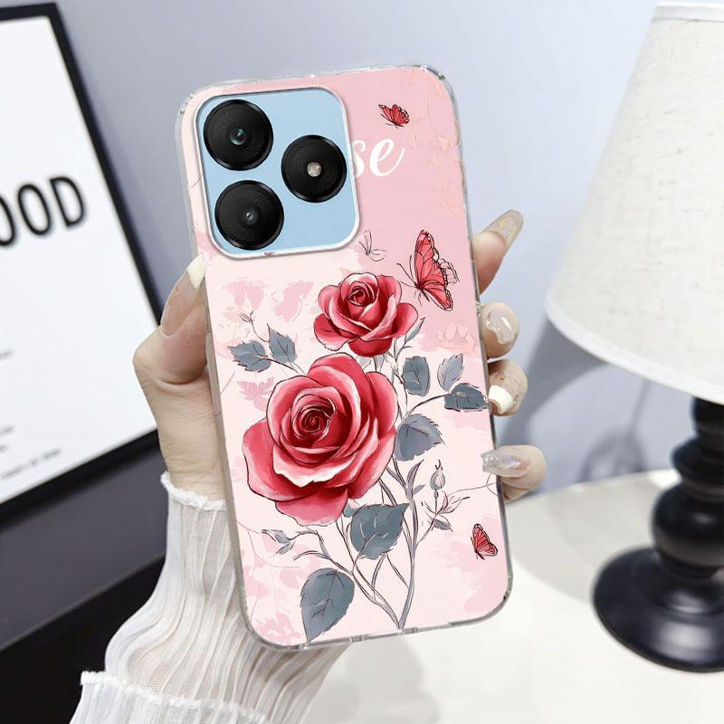 Cartoon Für Wiko T10 T20 T60 Hülle Schutzhülle Für Wiko T10 Marmor Klar Weiches Silikon Handyhülle Floral Niedliche Katze Bumper