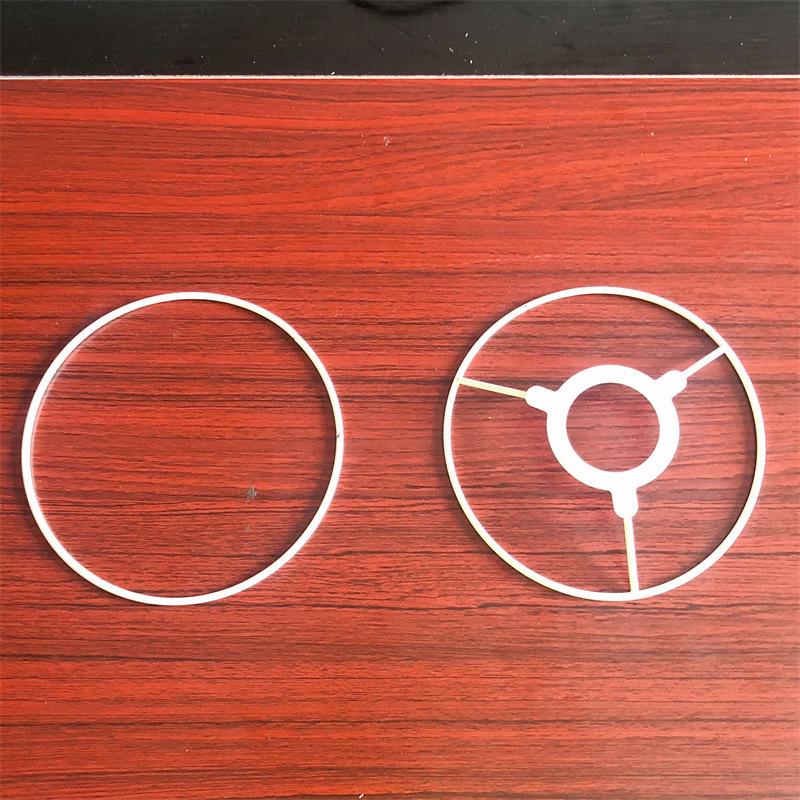 2x Lamp Shade Ring Set DIY Wire Lamp Shade Rings for Bar Bedroom Anniversary
