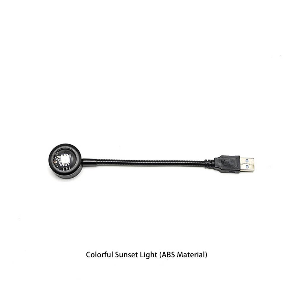 Advertising Commercial USB Powered Sunset Light Live Streaming Fill Lamp Gooseneck Projector Lights Photos