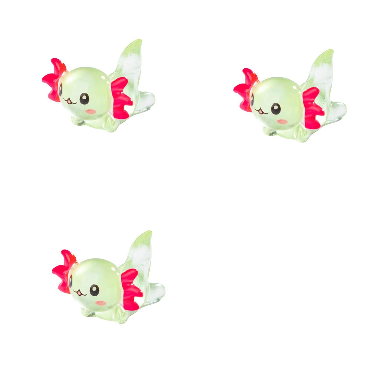 

Микроукрашения Забавные животные, светящиеся маленькие черепашки и морские зайцы One Size зелёный