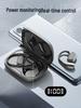 Q11 Ear-Hook Wireless Bluetooth Earbuds: Sporty, Non-In-Ear, Electroplated Finish, Digital Display, Long Battery Life