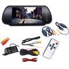 7-Inch Rearview Mirror Monitor with Wireless Reversing Camera & 7 Infrared Lights