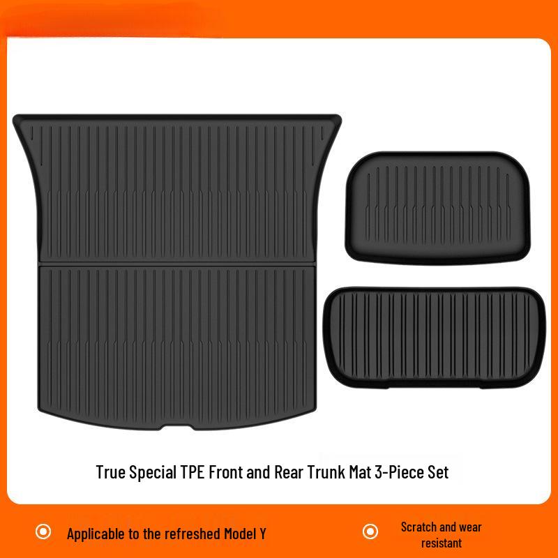 Tesla Model Y 25 Refresh All-in-One Trunk and Floor Mats Set.