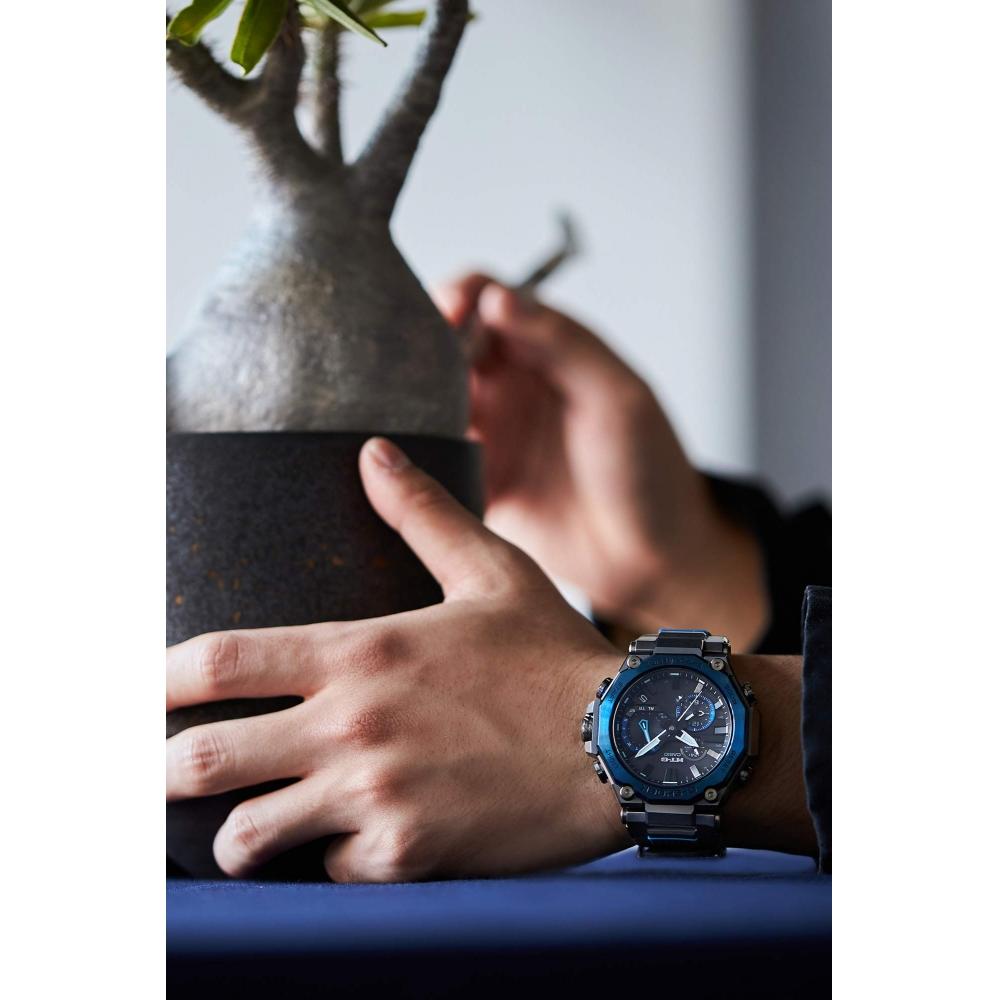 [Casio] Reloj G-Shock [MT-G Bluetooth Equipado con Radio Solar Estructura de Protección de Doble Núcleo MTG-B2000B-1A2JF para Hombres Gris