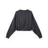 Nike Logo Sports Casual Crewneck Sweatshirt Women sweatshirt Dark-Gray DJ4136-062