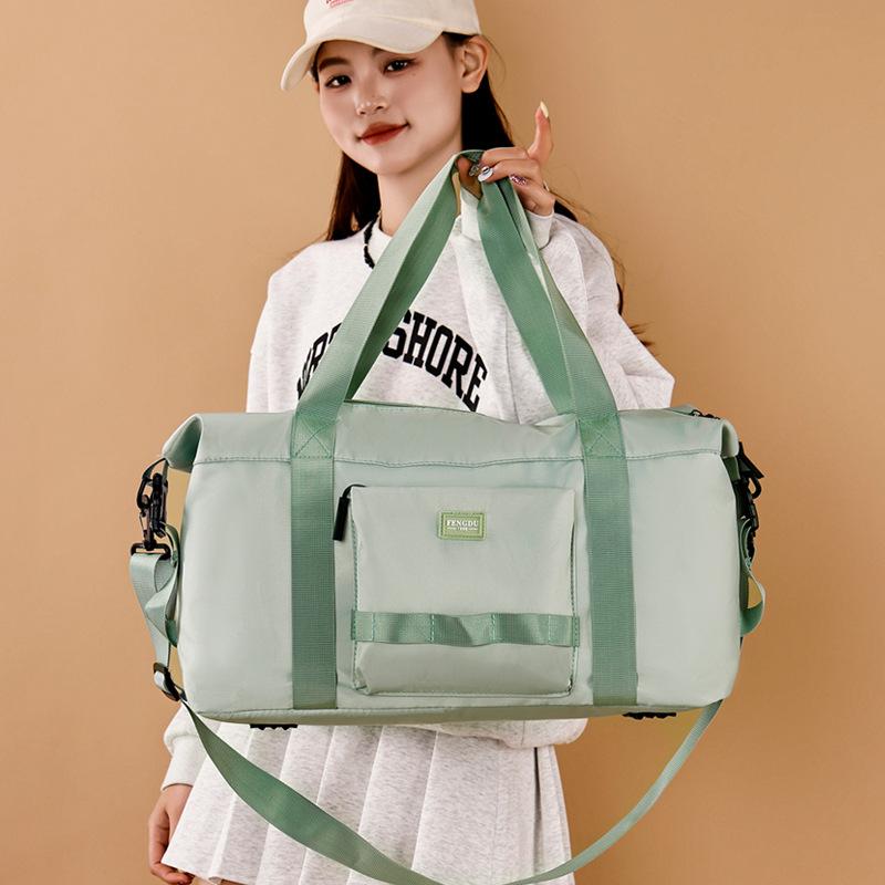 Fashionable, Simple, Lightweight, Large Capacity, Outdoor Portable Travel Bag, Dry and Wet Separation Sports Gym Bag, Business Trip Luggage Bag