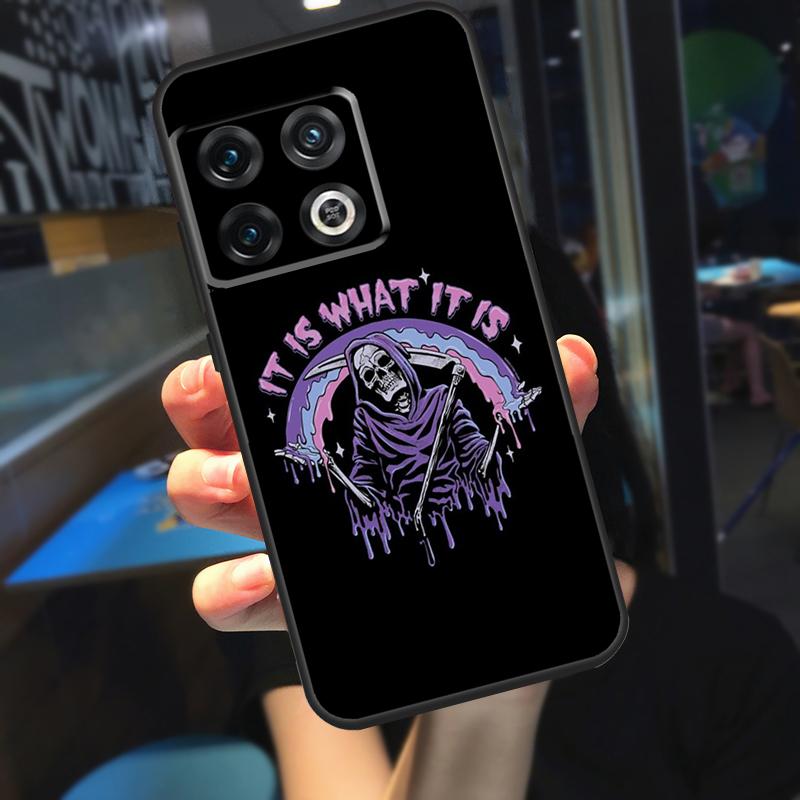 Grim Reaper Skull Skeleton Case For OnePlus 10 9 Pro 8T 9RT 10T Ace OnePlus Nord N10 N20 N100 N200 2T CE 2 Lite Cover