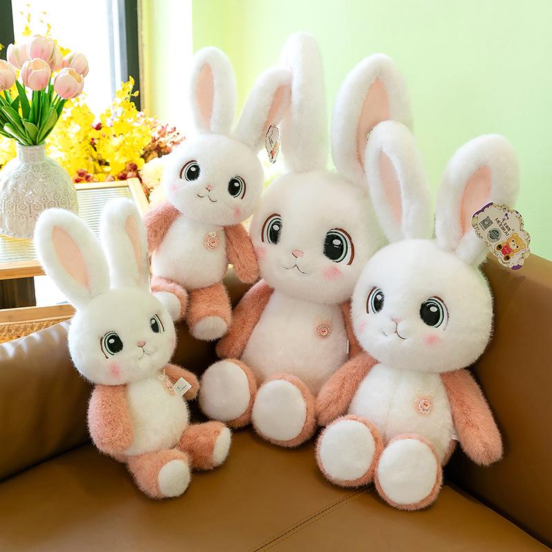 Cute Big-eyed Rabbit Cartoon Yaya Rabbit Doll Children Comfort Doll Doll Plush Toys To Give Girls Gift