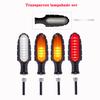 16 LED Motorcycle Turn Signal Lights Waterproof DRL Flasher Motorbike Indicator Blinker Moto Tail Brake Warning Lamp DC 12V