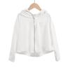 Kinder Bär Eis Seide Sonnenschutz Kapuzenpullover UPF50+ Leichte Atmungsaktive UV-Schutz Sommerjacke für Jungen und Mädchen