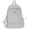 Schoolbag Korean version ins cartoon pony backpack women's large capacity college style student schoolbag simple versatile casual backpack