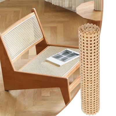 1 rotolo 100x35 cm finta canna tessitura mobili tagliabili sedia armadio soffitto fai da te caning progetto artigianale tessuto aperto maglia rattan materiale foglio