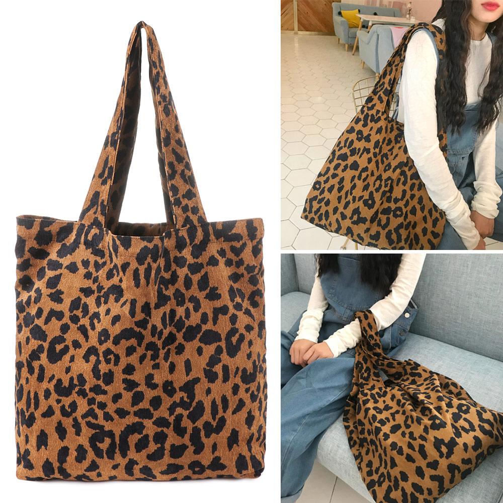 

Corduroy Large Casual Single Shoulder Bag Shopping Bag Tote Handbags