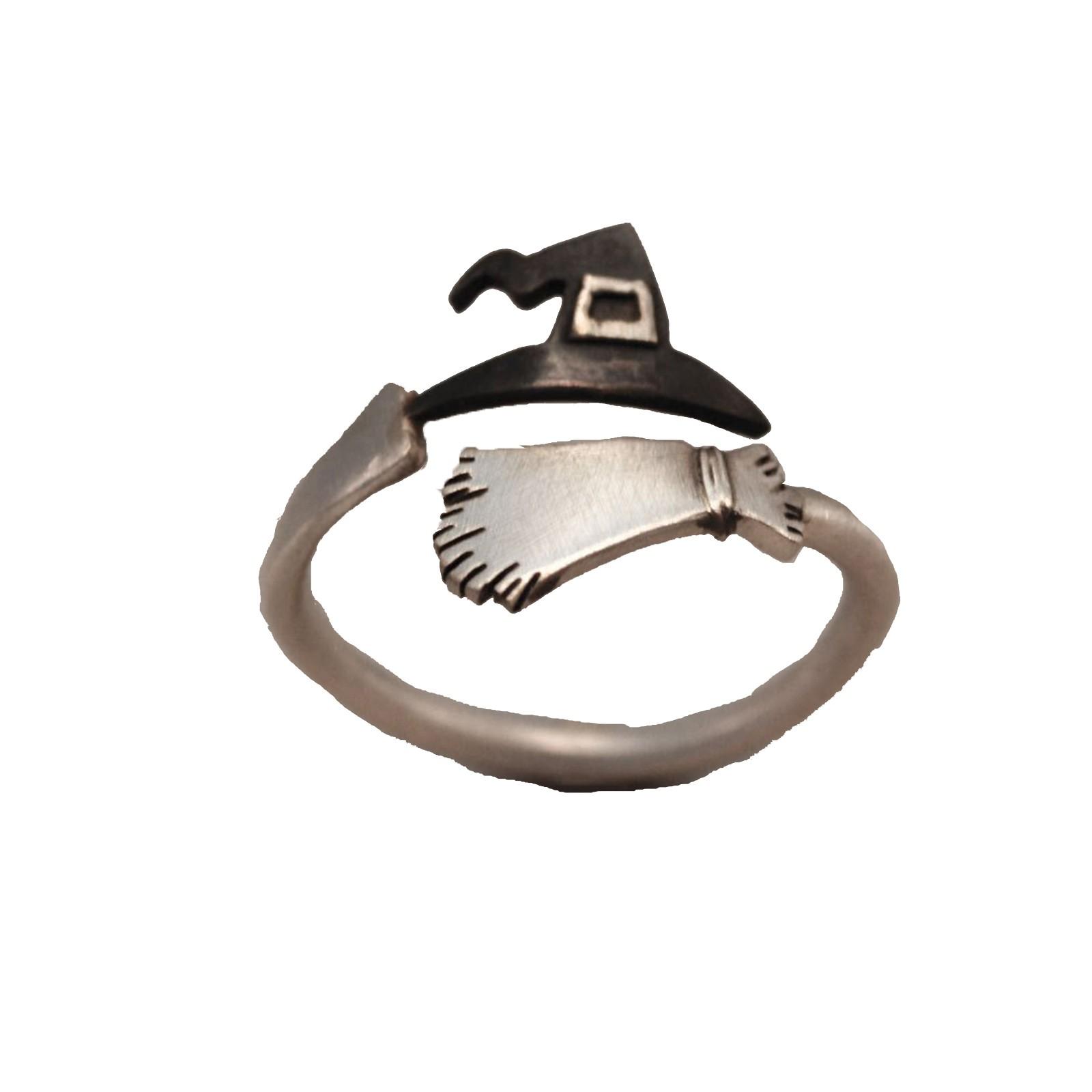 Хэллоуин Кольцо Ведьмы Креативные Кольца Модные Кольца Ведьмы Кольцо Шляпы Ведьмы